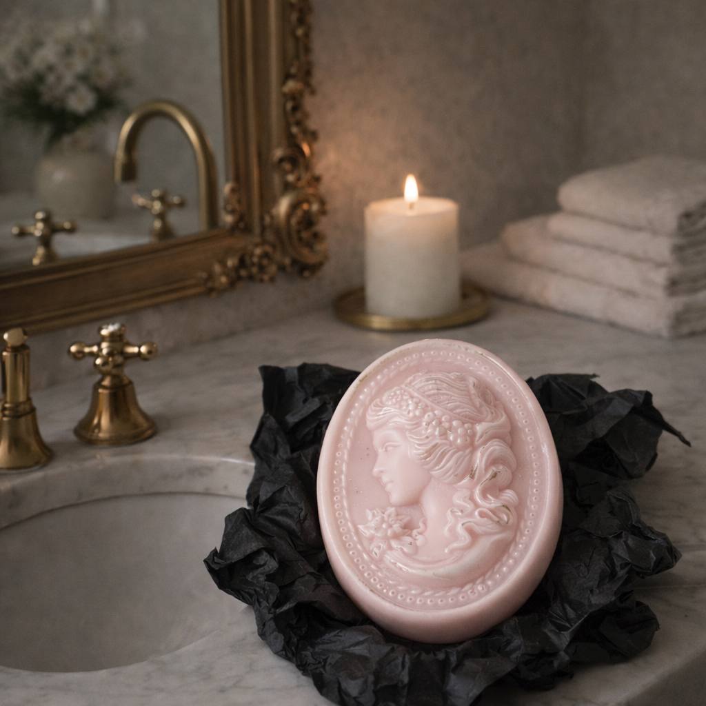 handcrafted cameo soap inspired by timeless beauty
