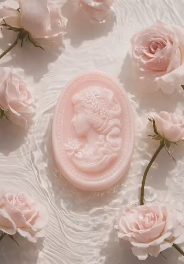 handcrafted cameo soap inspired by timeless beauty